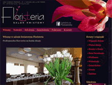 Tablet Screenshot of floristeria.pl